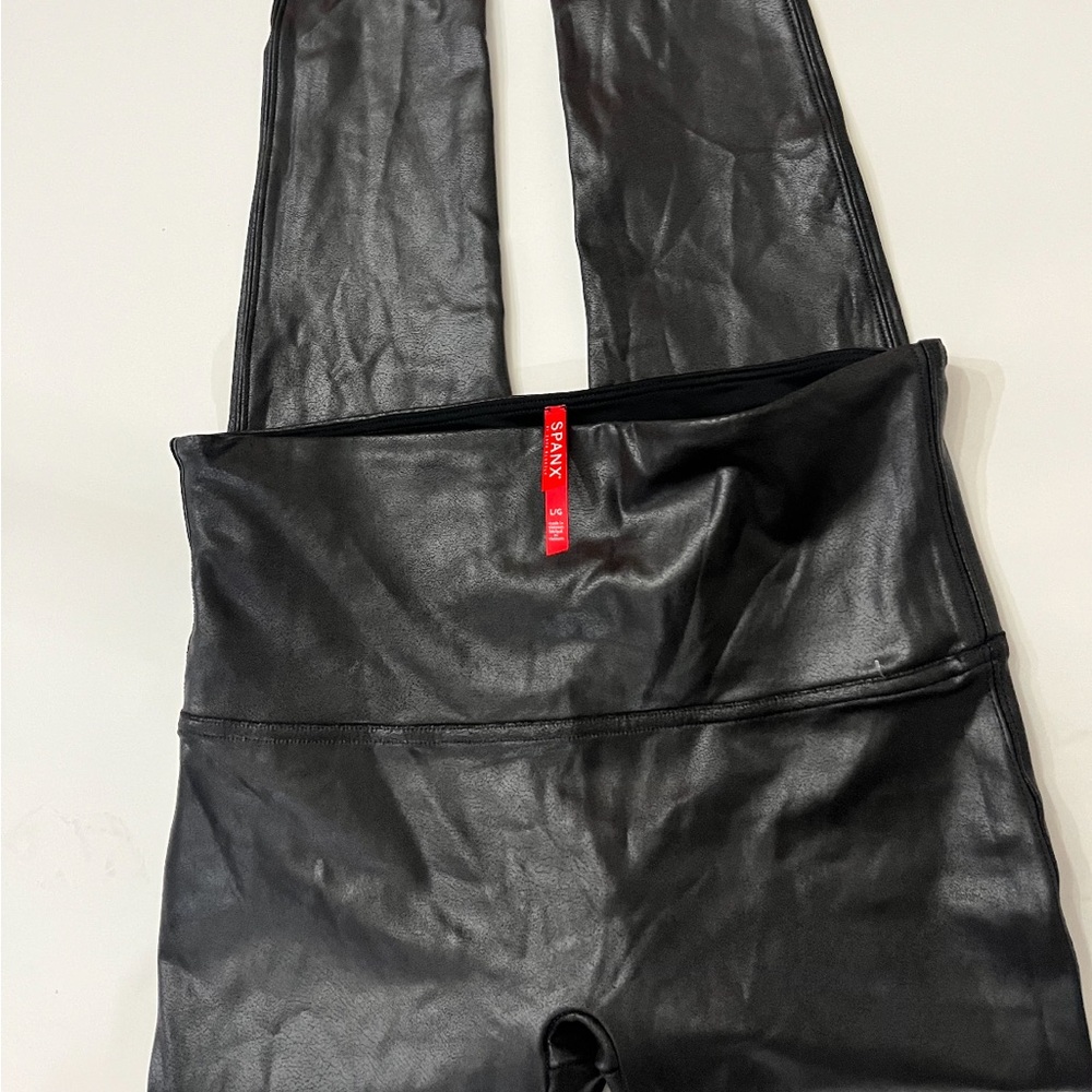 SPANX Faux Leather Leggings